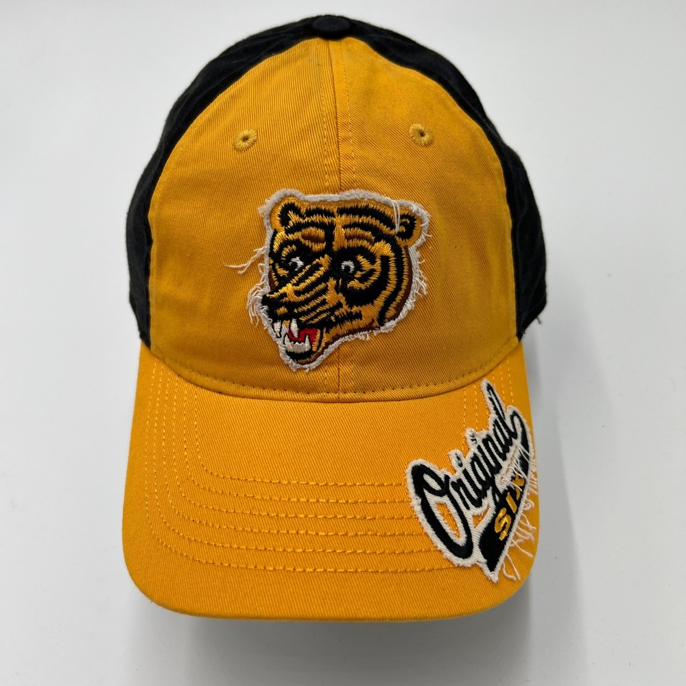 CCM Boston Bruins NHL Original Six Adjustable Hat Yellow Black Cotton Cap